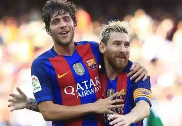 Messi is light years ahead of Ronaldo – Sergi Roberto